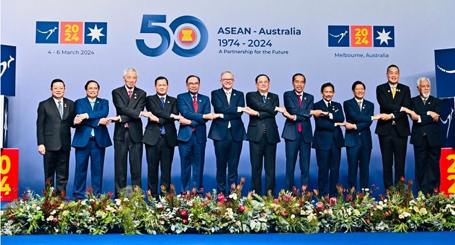 Presiden Jokowi Hadiri Resepsi KTT Khusus ASEAN-Australia