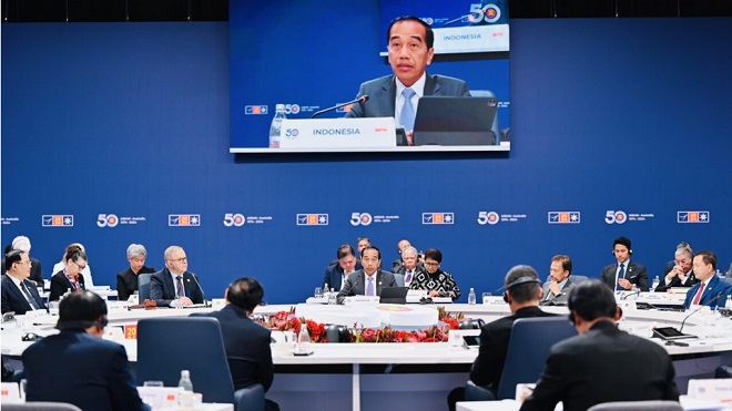 Presiden Jokowi Ajak ASEAN dan Australia Perkuat Kemitraan di Usia Emas 50 Tahun