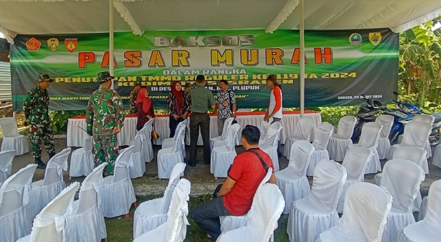 Jelang  Tutup TMMD,  Kodim 0725/Sragen Siapkan 1000 Paket Sembako Untuk Pasar Murah