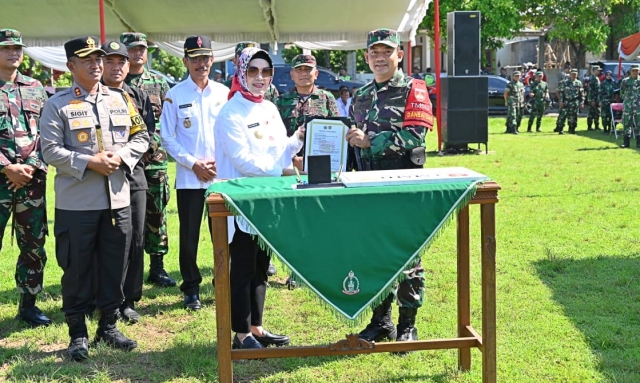 Dandim 0726/Sukoharjo, Resmi Tutup TMMD Sengkuyung Di Desa Pranan