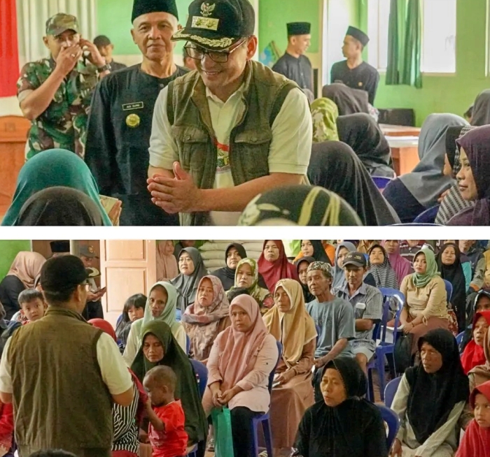 Wakil Bupati Tasikmalaya H. Cecep Nurul Yakin Tinjau Pembagian Bantuan Pangan