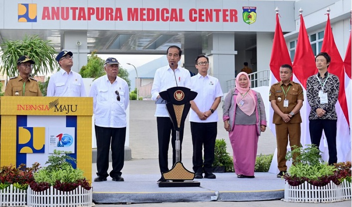 Presiden Jokowi Resmikan Rehabilitasi dan Rekonstruksi Bangunan Pascabencana di Palu