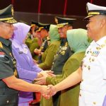 Panglima TNI Terima Laporan Korps Kenaikan Pangkat 29 Perwira Tinggi TNI