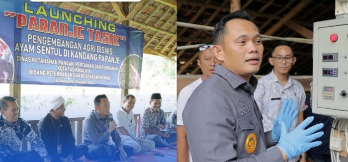 Penjabat Walikota Dr. Cheka Virgowansyah Hadiri  Launching Program Paranje Tasik Asik Ayam Tasikmalaya