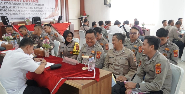 Kapolres Tasikmalaya Kota Terima Tim Audit Kinerja Tahap I  Itwasda Polda Jabar T.A. 2024