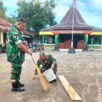 Kantor Desa Gedongan Dipersiapkan Untuk Transit Upacara Penutupan TMMD Kodim Sragen