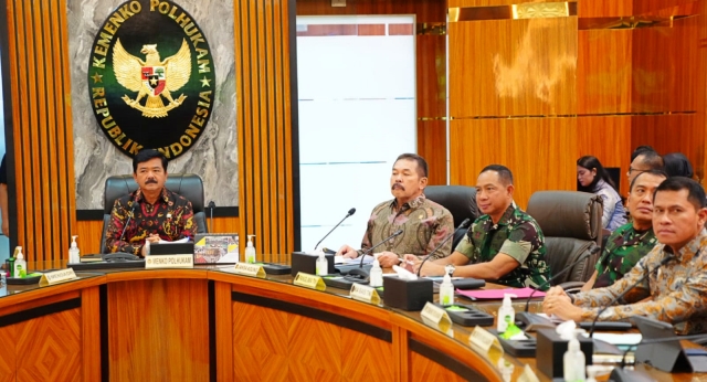 Panglima TNI Hadiri Rapat Koordinasi Tingkat Menteri Bahas Situasi Pasca Pemilu