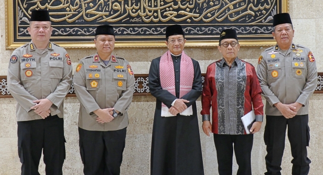 Ditemui Tim Ops NCS Polri, KH Nasaruddin Umar: Masjid Istiqlal Jadi Jembatan Pemersatu Bangsa