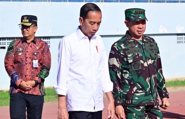 Panglima TNI Dampingi Presiden RI Kunjungan Kerja Ke IKN