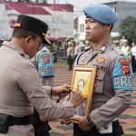 Kapolres Tasikmalaya Kota Pimpin Upacara  Korps Raport Kenaikan Pangkat Pengabdian dan PTDH Anggota Kasus Narkoba