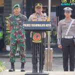 Kapolres Tasikmalaya Kota Didampingi Dandim 0612,  Pimpin Pelaksanaan Apel Gelar Pasukan Ops Keselamatan Lodaya T.A 2024