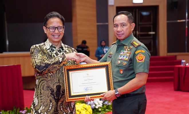 Panglima TNI Hadiri Rapat Koordinasi Teknis Kesehatan TNI Tahun 2024