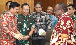 Panglima TNI Hadiri Rapat Koordinasi di Kemenkopolhukam Bahas  Situasi di Papua dan Permasalahan Tanah di Sumsel