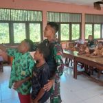 Peduli Pendidikan di Perbatasan, Satgas Pamtas RI-PNG Yonif 122/TS Melaksanakan Tugas Mulia Menjadi Gadik