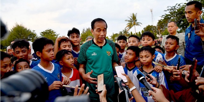 Antusias Dukung Timnas U-23 Lawan Yordania, Presiden Jokowi: Kita Doakan Semuanya