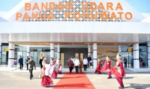 Resmikan Bandara Panua Pohuwato, Presiden Jokowi Harap Dongkrak Ekonomi Lokal