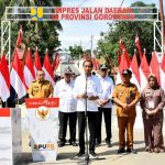 Presiden Jokowi Resmikan Jalan Inpres di Gorontalo, Tingkatkan Akses dan Produktivitas