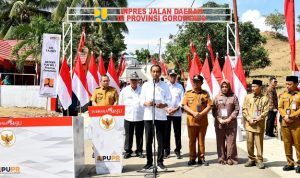 Presiden Jokowi Resmikan Jalan Inpres di Gorontalo, Tingkatkan Akses dan Produktivitas