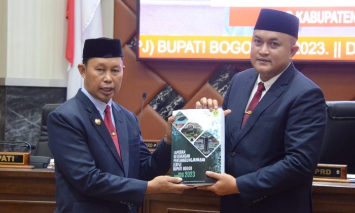 Ketua DPRD Kabupaten Bogor Apresiasi LKPJ Bupati Bogor Tahun 2023, Karena Disampaikan Tepat Waktu