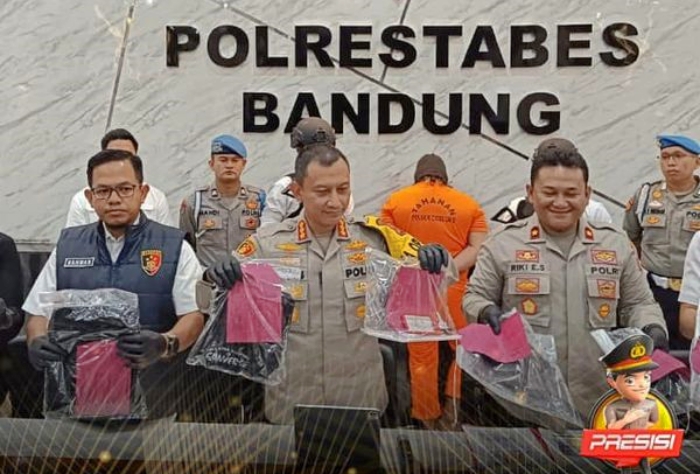 Sat Reskrim Polrestabes Bandung dan Polsek Coblong Tangkap Pelaku Pembunuhan di Apartemen Jardin
