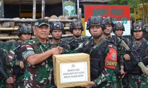 Dandim Mimika Dampingi Kunjungan Kerja Danrem 174/ATW Ke Pos Pam Obvitnas PT. Freeport Indonesia