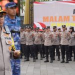 Pengamanan Malam Takbir Idul Fitri 1445 H, Polres Tasikmalaya Kota Kerahkan Ratusan Personel Gabungan