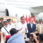 Panglima TNI Dampingi Presiden Jokowi Berangkatkan Bantuan Kemanusiaan Untuk Mesir Dan Sudan