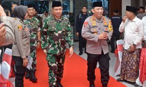 Panglima TNI, Menko PMK, dan Kapolri Cek Kesiapan Pelayanan Mudik Wilayah Jawa Tengah