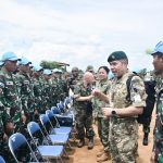 Tim MSC Kunjungi Satgas Indo RDB XXXIX-E/Monusco, Cek Kesiapan Purna Tugas