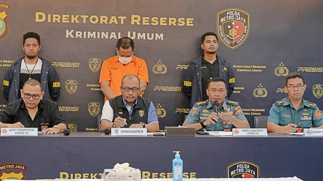 Pelaku Pemalsu Plat Dinas TNI Ditangkap