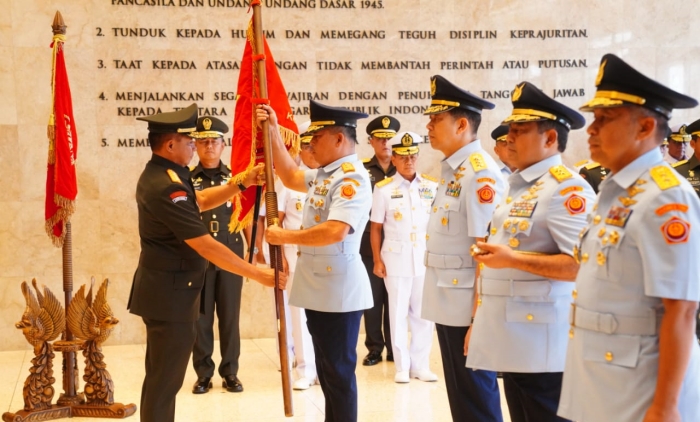 Panglima TNI Pimpin Penyerahan Jabatan Pangkogabwilhan II dan Sertijab 3 Jabatan Strategis Mabes TNI