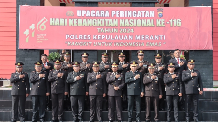 Kapolres Kepulauan Meranti Pimpin Upacara Peringatan Hari Kebangkitan Nasional, Sampaikan Semangat Nasionalisme