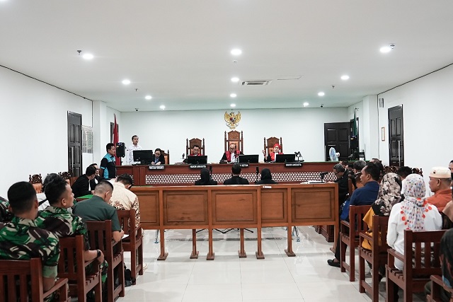 Sidang Lanjutan Perkara Tanah Mabes TNI di Jatikarya Bekasi