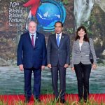 Jelang Pembukaan KTT World Water Forum Ke-10, Presiden Jokowi Sambut para Pemimpin Delegasi