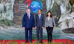 Jelang Pembukaan KTT World Water Forum Ke-10, Presiden Jokowi Sambut para Pemimpin Delegasi