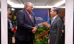 Presiden Jokowi Tekankan Tiga Hal Saat Berjumpa Bilateral dengan Presiden Fiji di Bali