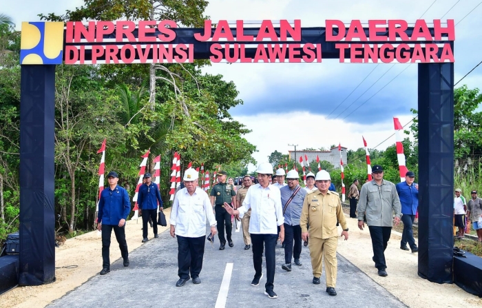 Panglima TNI Dampingi Presiden RI Kunjungan Kerja ke Provinsi Sulawesi Tenggara