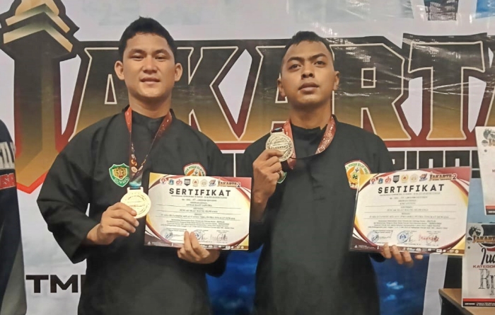 Prajurit Yonif 300/Brajawijaya Kodam III/Siliwangi Menjuarai Pencak Silat Jakarta Nasional Championship Tahun 2024 Tingkat Nasional