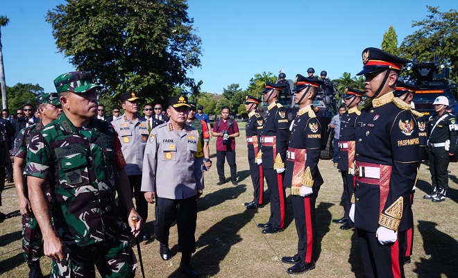 Apel Gelar, TNI Cek Kesiapan Pengamanan KTT World Water Forum Ke-10