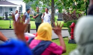 Presiden Jokowi Berbagi Kebahagiaan dengan Warga Yogyakarta