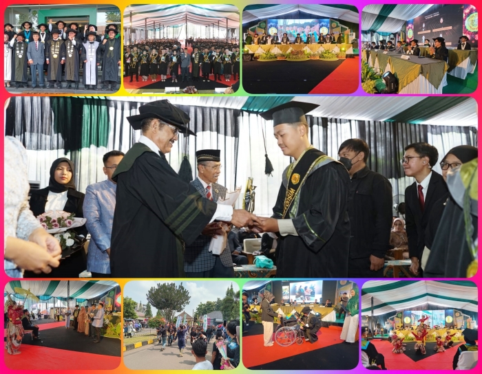 Semarak Wisuda Universitas Perjuangan Tasikmalaya Angkatan Ke- 6 Tahun Akademik 2023-2024