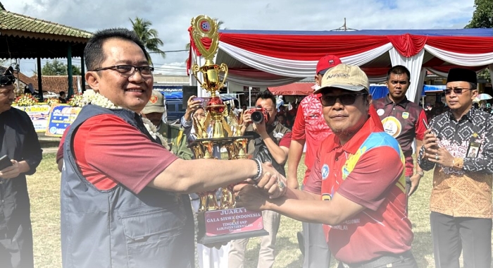 Bupati Ade Sugianto Membuka Kegiatan O2SN Tingkat SMP Se-Kabupaten Tasikmalaya,