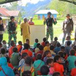 Homeyo Papua Safe: TNI Habema Held Smart Papua at Pogapa School