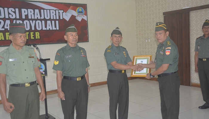 Kodim Boyolali Lepas Anggota Yang Purna Tugas