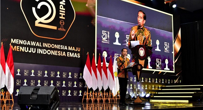 Presiden Jokowi Ajak HIPMI Fokus pada Bonus Demografi untuk Capai Indonesia Emas 2045