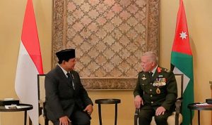 Tiba di Yordania, Menhan Prabowo Bertemu Raja Abdullah II