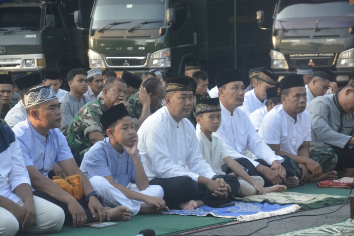 Kodim Boyolali Selenggarakan Sholat Idul Adha 1445 H Bersama Warga