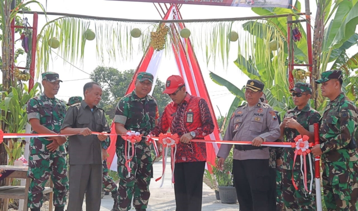 Tutup TMMD Jekawal, Dandim 0725/Sragen Sampaikan Selesai 100%