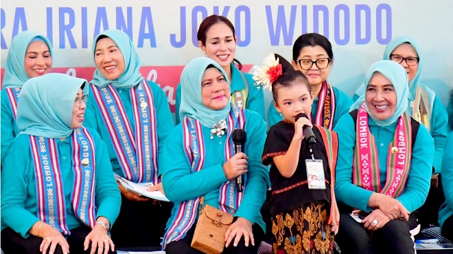 Ibu Iriana Jokowi Berbagi Edukasi dan Keceriaan dengan Anak-Anak NTB