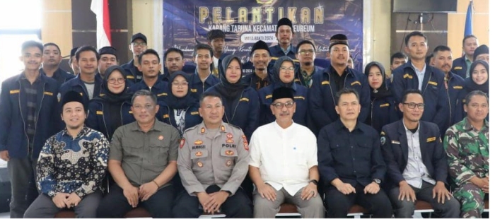 Sekda Kota Tasikmalaya Hadiri Pelantikan Karang Taruna Kecamatan Cibeureum Masa Bakti 2024-2029